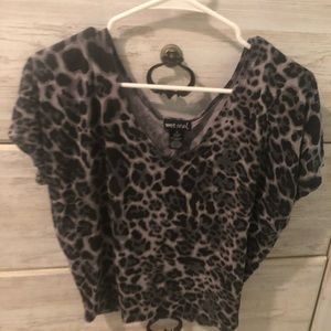 Cheetah print tee
